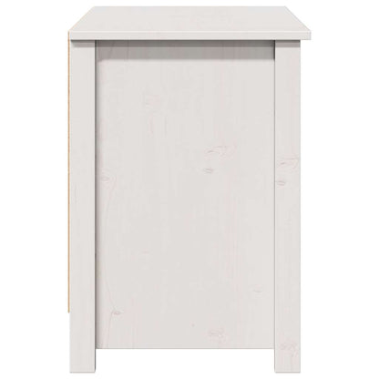 vidaXL TV Cabinet White 103x36,5x52 cm Solid Wood Pine