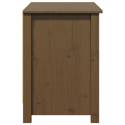 vidaXL TV Cabinet Honey Brown 103x36.5x52 cm Solid Wood Pine