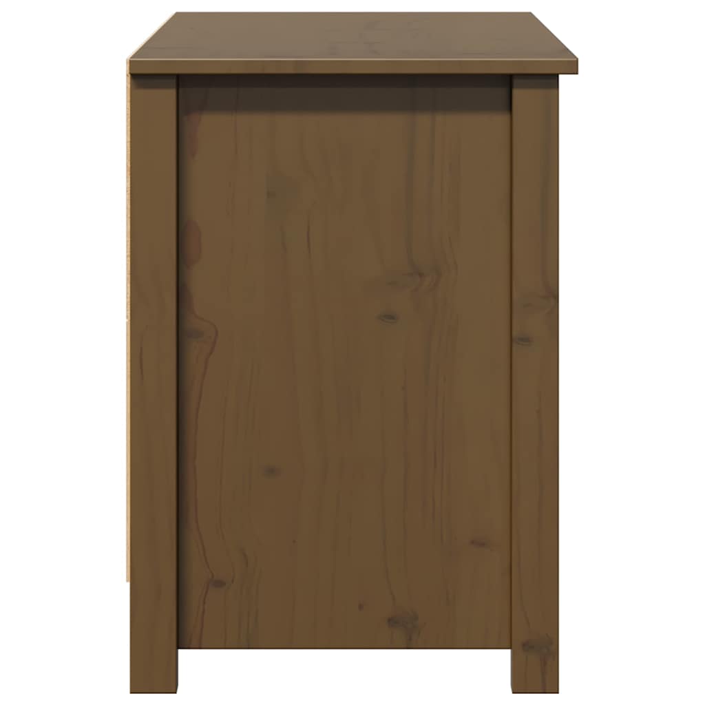 vidaXL TV Cabinet Honey Brown 103x36,5x52 cm Solid Wood Pine