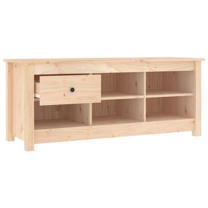 vidaXL Shoe Cabinet 110x38x45.5 cm Solid Wood Pine