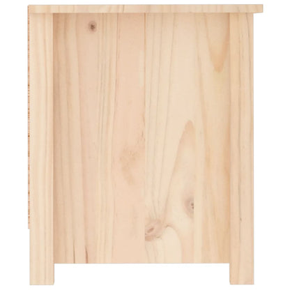 vidaXL Shoe Cabinet 110x38x45.5 cm Solid Wood Pine