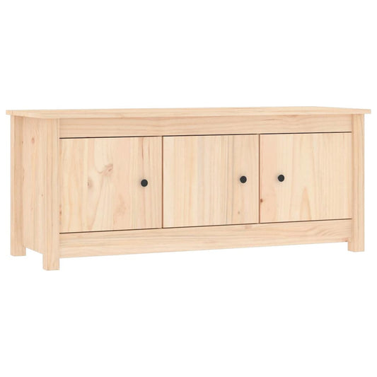 vidaXL Shoe Cabinet 110x38x45,5 cm Solid Wood Pine