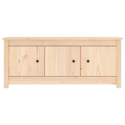 vidaXL Shoe Cabinet 110x38x45,5 cm Solid Wood Pine