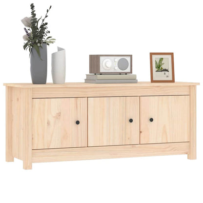 vidaXL Shoe Cabinet 110x38x45,5 cm Solid Wood Pine