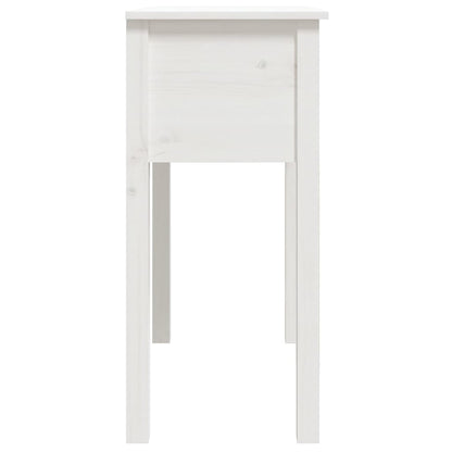 vidaXL Console Table White 70x35x75 cm Solid Wood Pine