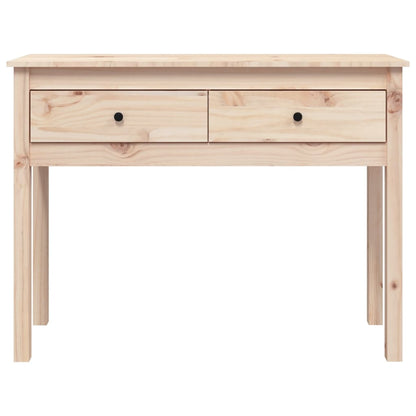 vidaXL Console Table 100x35x75 cm Solid Wood Pine
