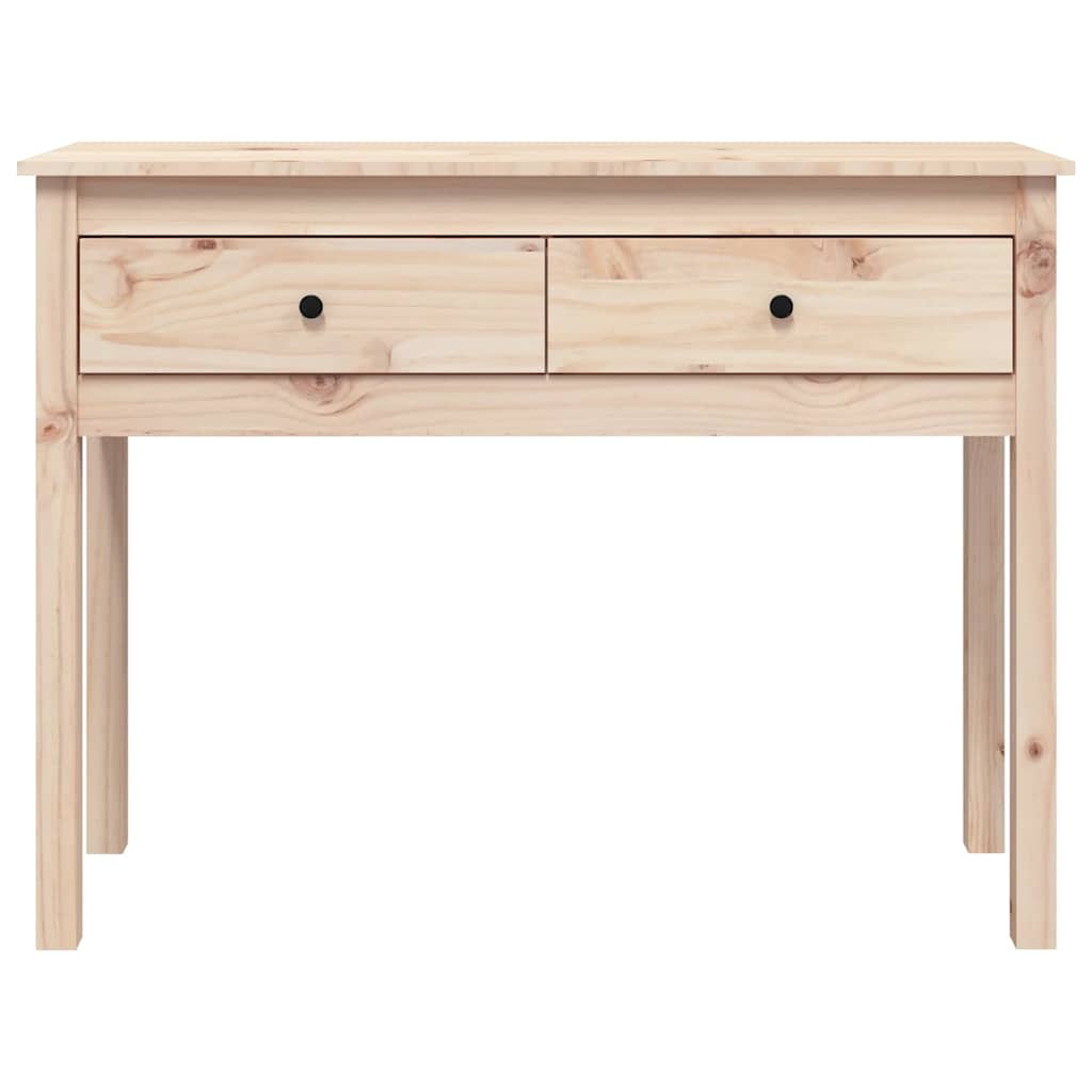 vidaXL Console Table 100x35x75 cm Solid Wood Pine