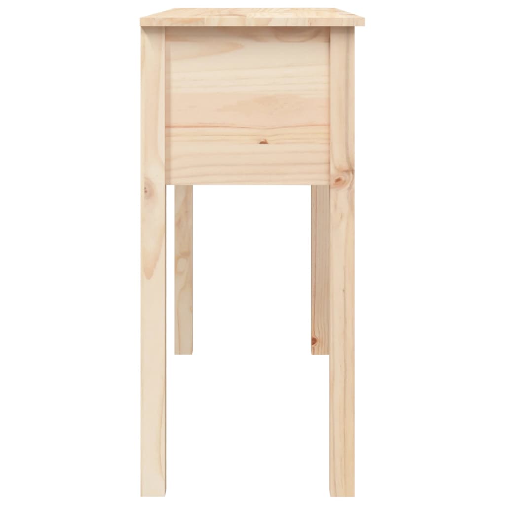 vidaXL Console Table 100x35x75 cm Solid Wood Pine