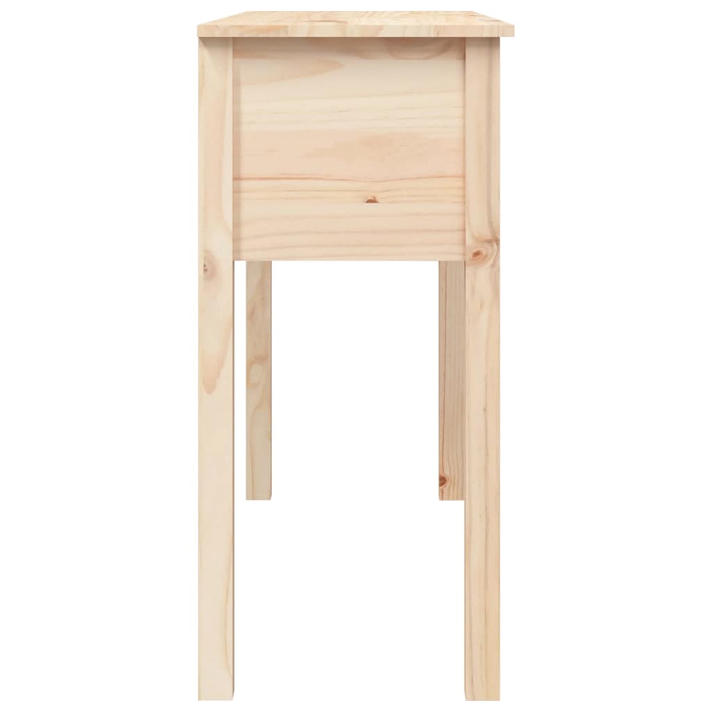 vidaXL Console Table 100x35x75 cm Solid Wood Pine