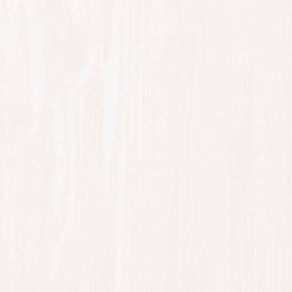 vidaXL Console Table White 75x35x75 cm Solid Wood Pine