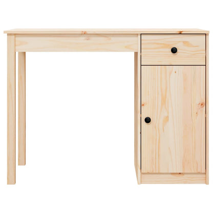 vidaXL Desk 100x50x75 cm Solid Wood Pine