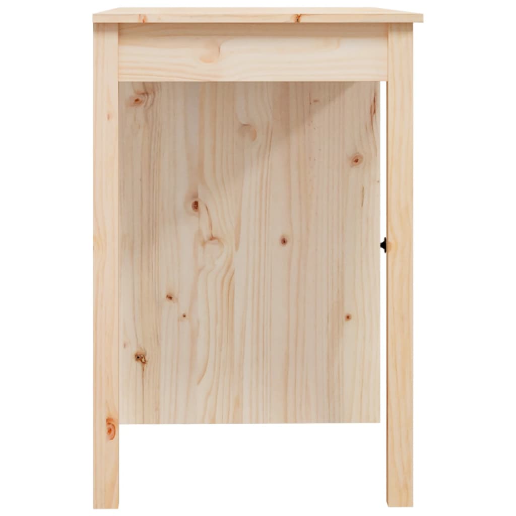 vidaXL Desk 100x50x75 cm Solid Wood Pine