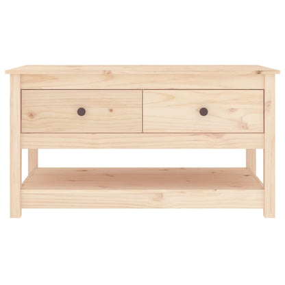 vidaXL Coffee Table 102x49x55 cm Solid Wood Pine
