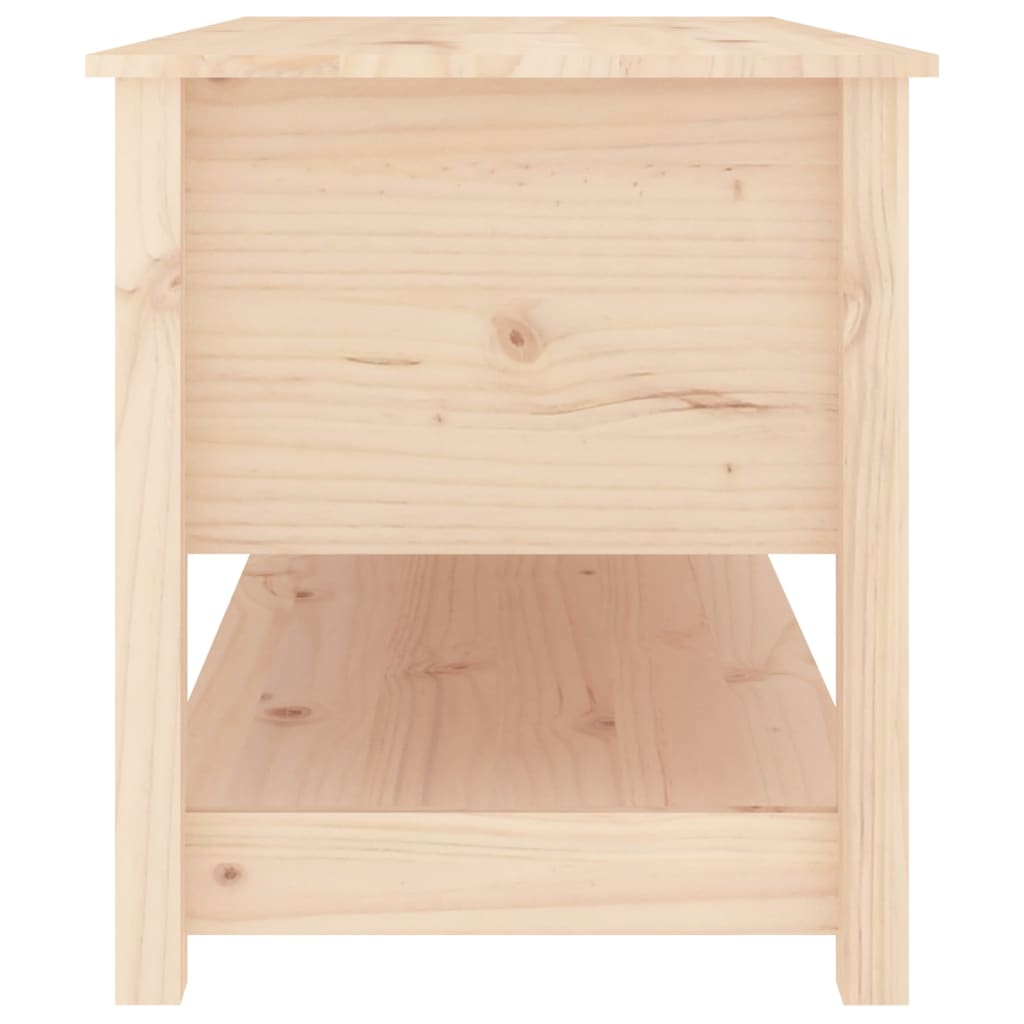 vidaXL Coffee Table 102x49x55 cm Solid Wood Pine