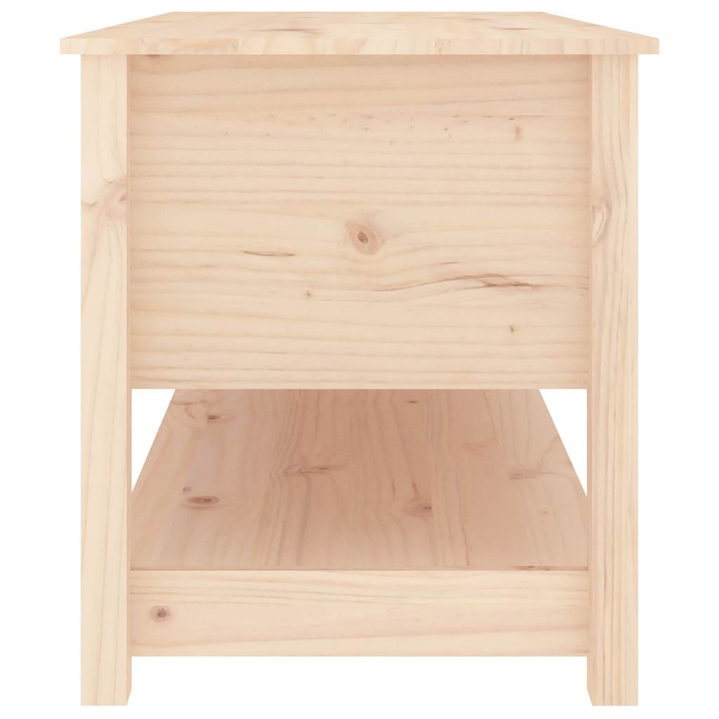 vidaXL Coffee Table 102x49x55 cm Solid Wood Pine