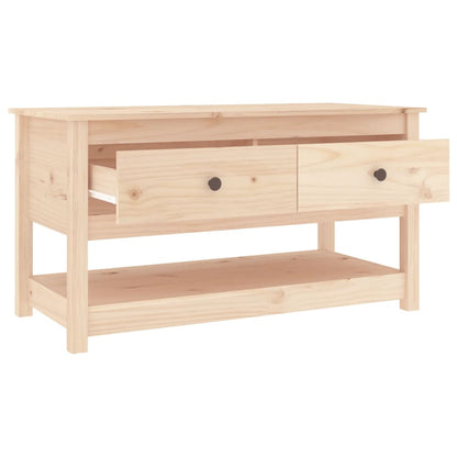 vidaXL Coffee Table 102x49x55 cm Solid Wood Pine