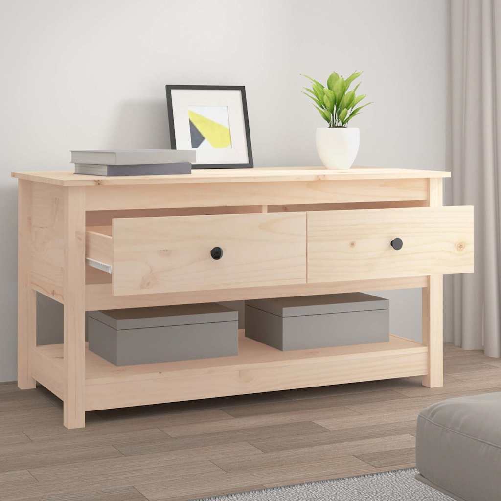 vidaXL Coffee Table 102x49x55 cm Solid Wood Pine