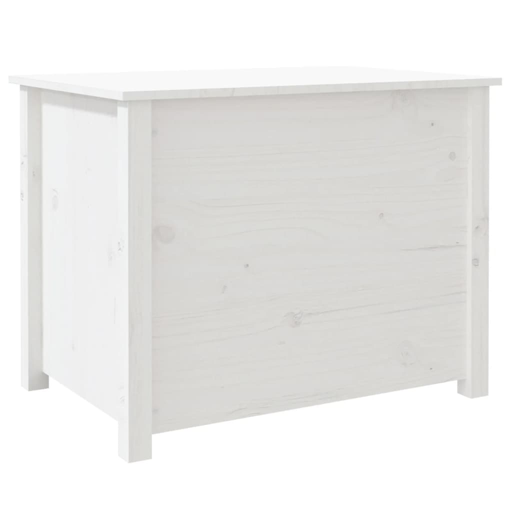 vidaXL Coffee Table White 71x49x55 cm Solid Wood Pine