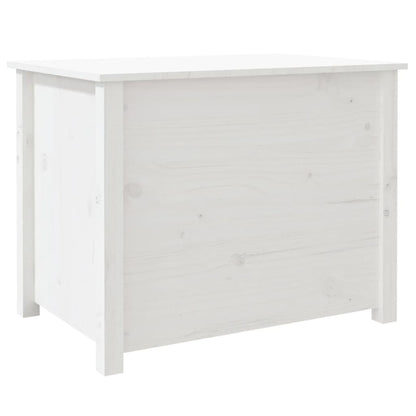 vidaXL Coffee Table White 71x49x55 cm Solid Wood Pine