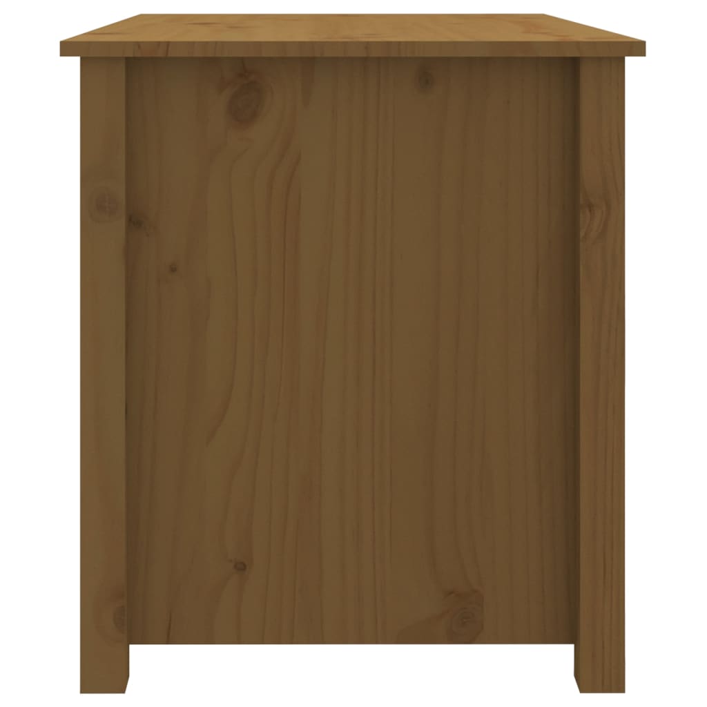 vidaXL Coffee Table Honey Brown 71x49x55 cm Solid Wood Pine