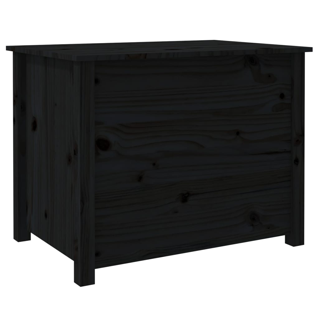 vidaXL Coffee Table | Black | Solid Pine Wood | Medium | Coffee Table