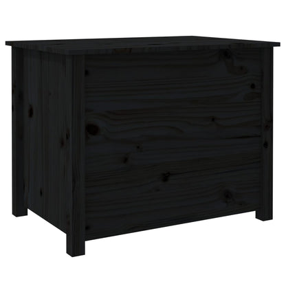 vidaXL Coffee Table | Black | Solid Pine Wood | Medium | Coffee Table