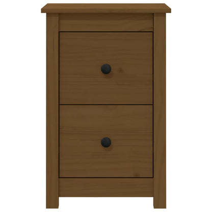 vidaXL Bedside Cabinet Honey Brown 40x35x61.5 cm Solid Wood Pine