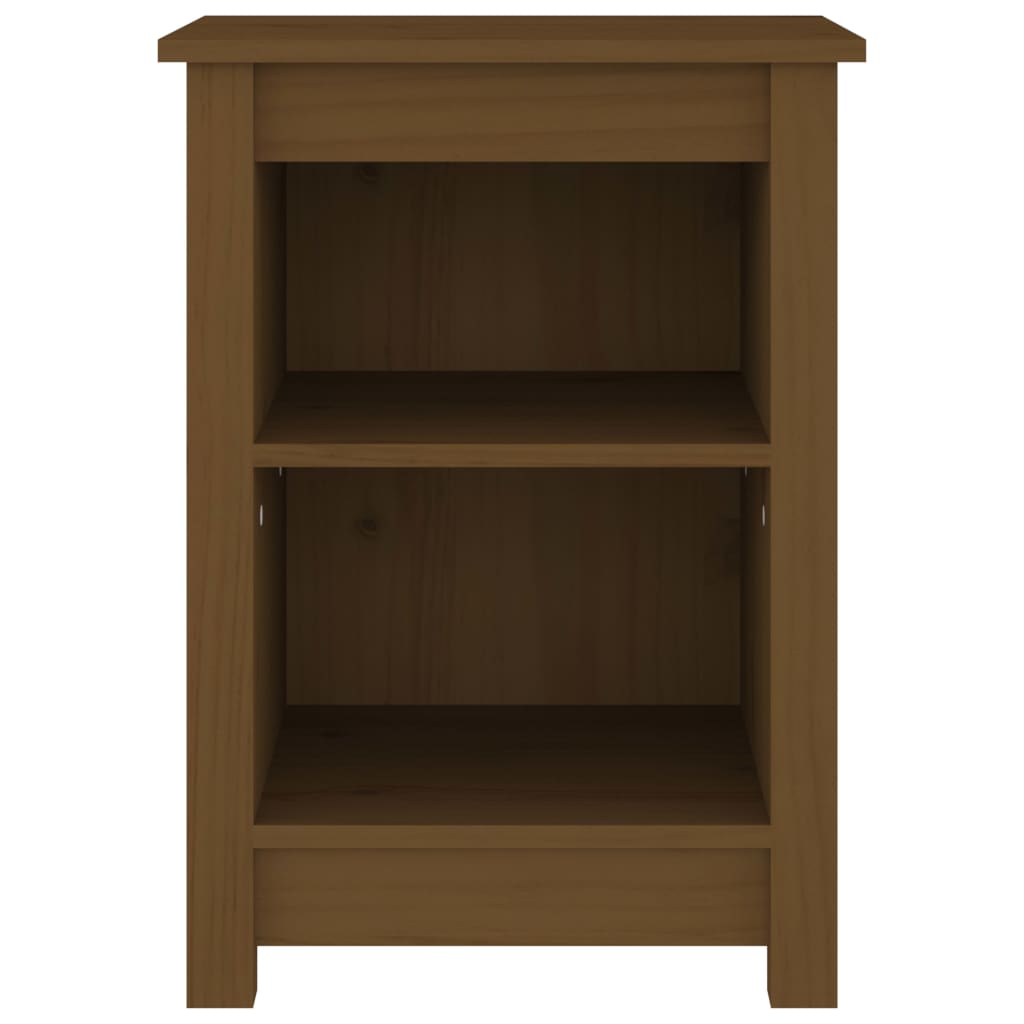 vidaXL Bedside Cabinet Honey Brown 40x35x55 cm Solid Wood Pine