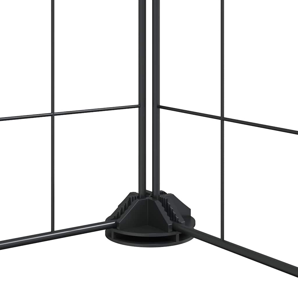 vidaXL Pet Cage | Black | Powder-Coated Steel