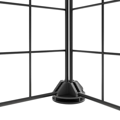 vidaXL Pet Cage | Black | Powder-coated steel | Small Pet Cage | Collapsible
