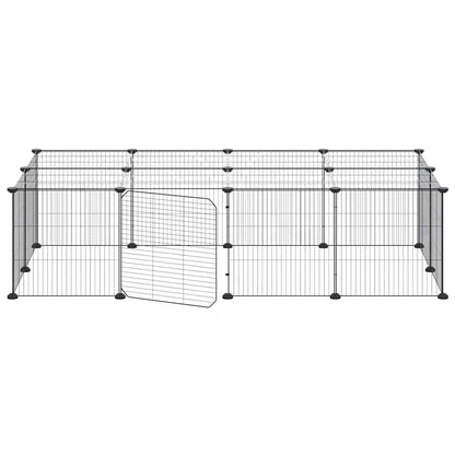 vidaXL Pet Cage | Black | Powder-coated steel | Good for Small to Medium Pets