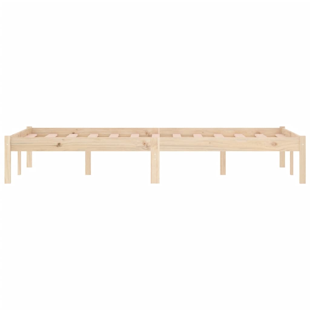 vidaXL Bed Frame without Mattress 137x190 cm Solid Wood Pine  Full