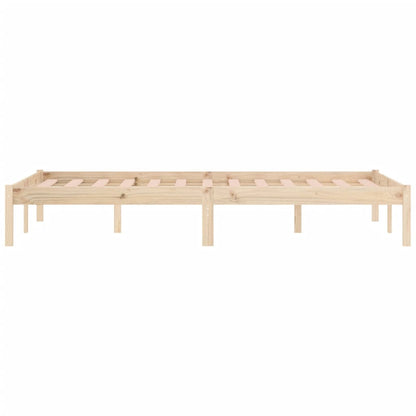 vidaXL Bed Frame without Mattress 152x203 cm Solid Wood Pine Queen