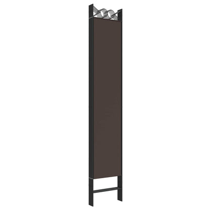 vidaXL 6-Panel Room Divider Brown 240x220 cm Fabric