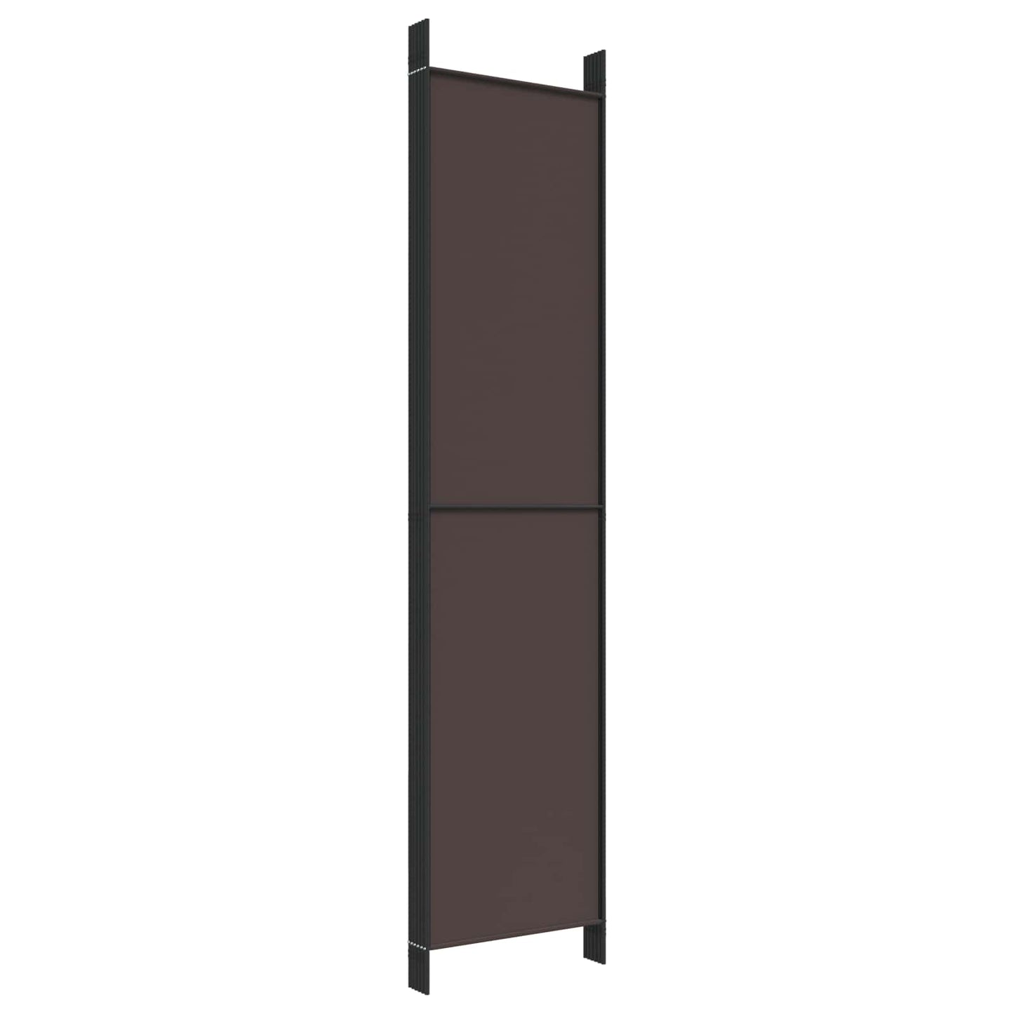 vidaXL 6-Panel Room Divider Brown 300x220 cm Fabric
