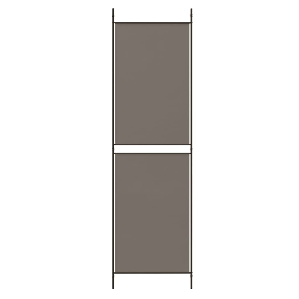 vidaXL 6-Panel Room Divider Anthracite 300x180 cm Fabric