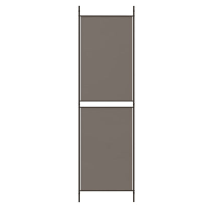 vidaXL 4-Panel Room Divider Anthracite 200x200 cm Fabric