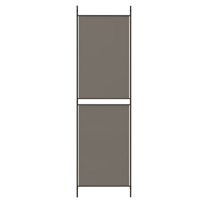 vidaXL 5-Panel Room Divider Anthracite 250x200 cm Fabric