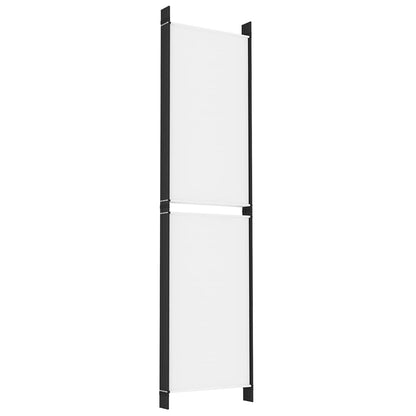 vidaXL 6-Panel Room Divider White 300x200 cm Fabric
