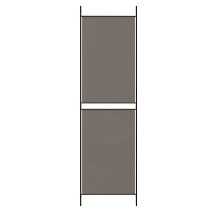 vidaXL 4-Panel Room Divider Anthracite 200x220 cm Fabric