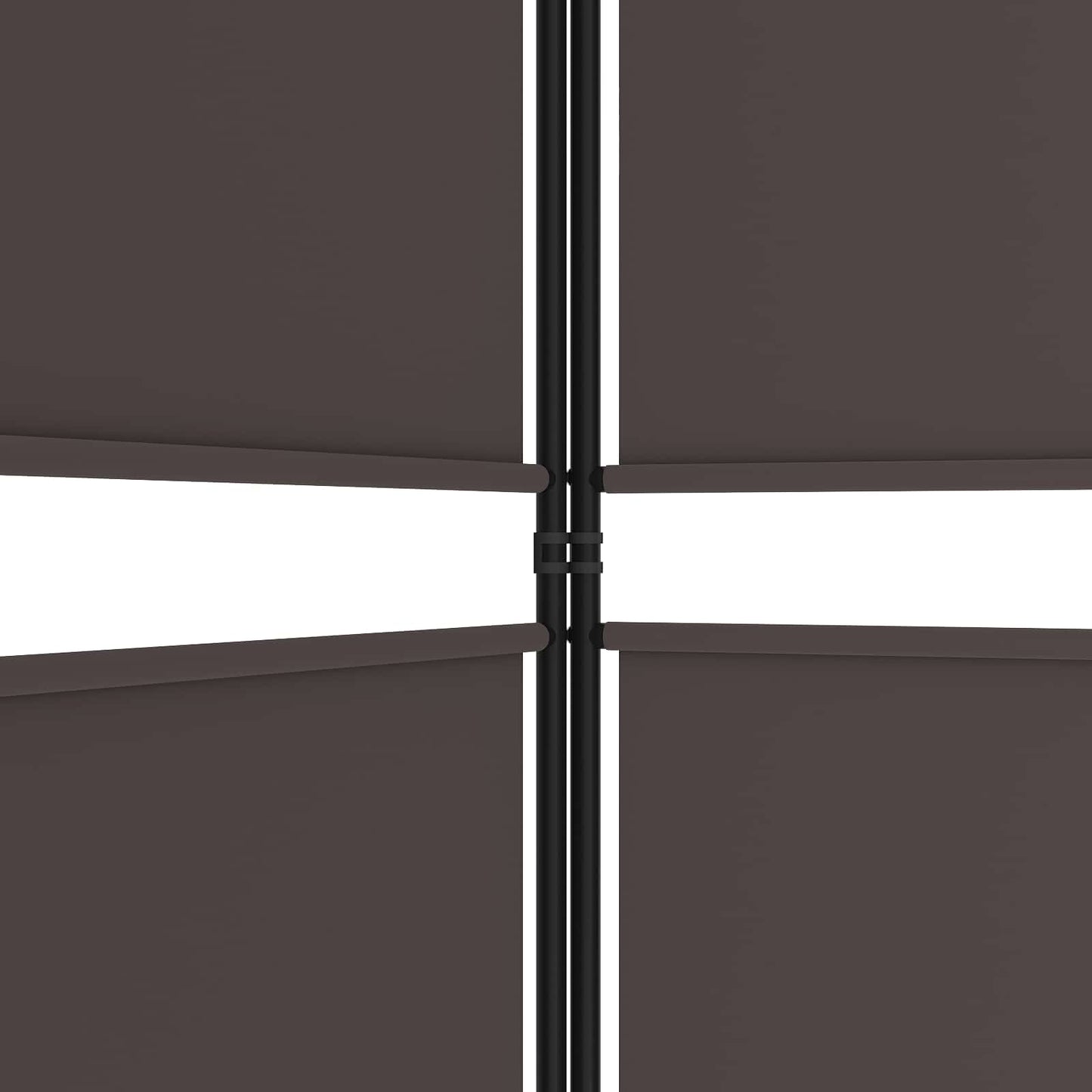 vidaXL 6-Panel Room Divider Brown 300x220 cm Fabric