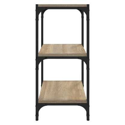 vidaXL Book Cabinet Sonoma Oak 40x33x70.5 cm Engineered Wood and Steel