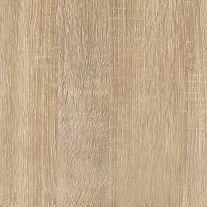 vidaXL Book Cabinet Sonoma Oak 40x33x70.5 cm Engineered Wood and Steel