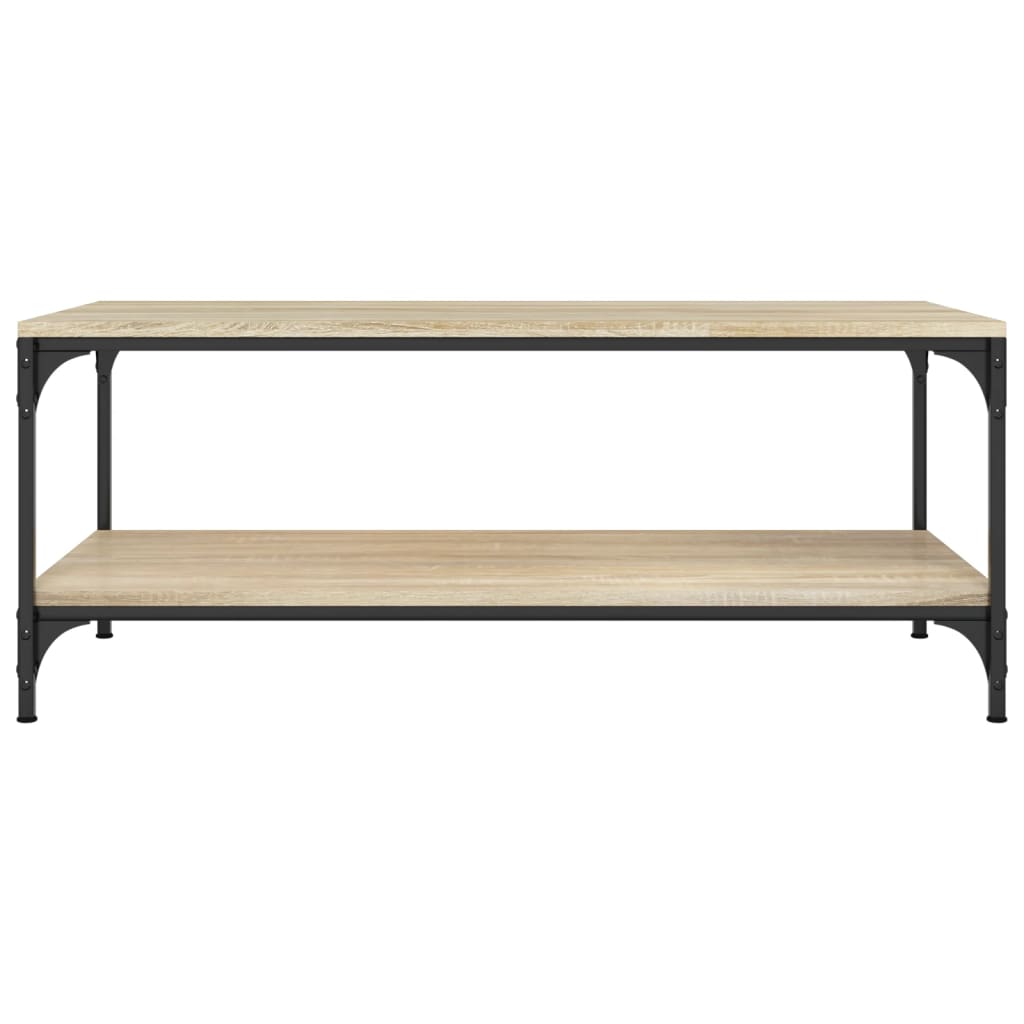 vidaXL Coffee Table Sonoma Oak 80x50x40 cm Engineered Wood