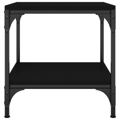 vidaXL Side Table Black 40x40x40 cm Engineered Wood