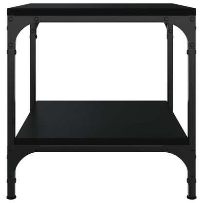 vidaXL Side Table Black 40x40x40 cm Engineered Wood