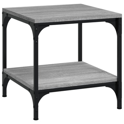 vidaXL Side Tables 2 pcs Grey Sonoma 40x40x40 cm Engineered Wood