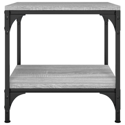 vidaXL Side Tables 2 pcs Grey Sonoma 40x40x40 cm Engineered Wood