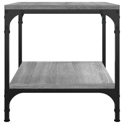 vidaXL Side Tables 2 pcs Grey Sonoma 40x40x40 cm Engineered Wood