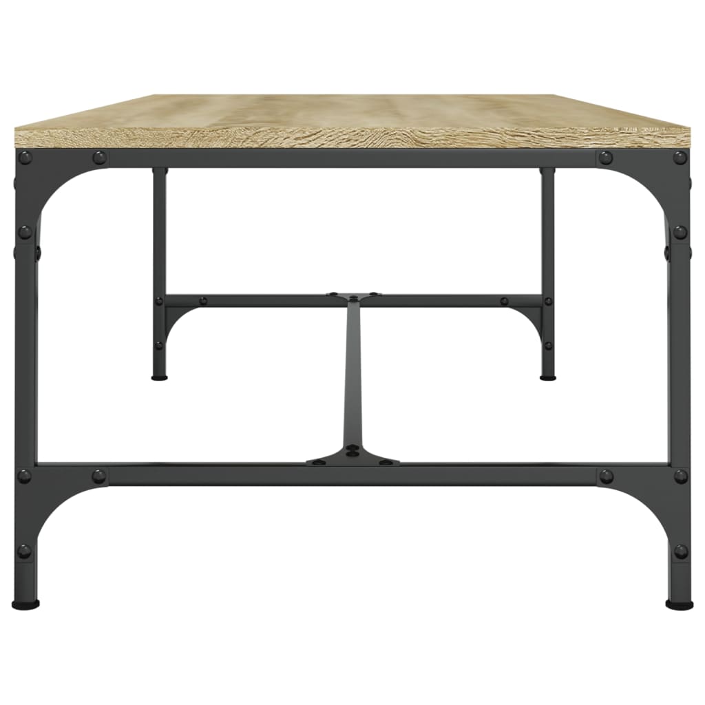 vidaXL Coffee Table Sonoma Oak 100x50x35 cm Engineered Wood